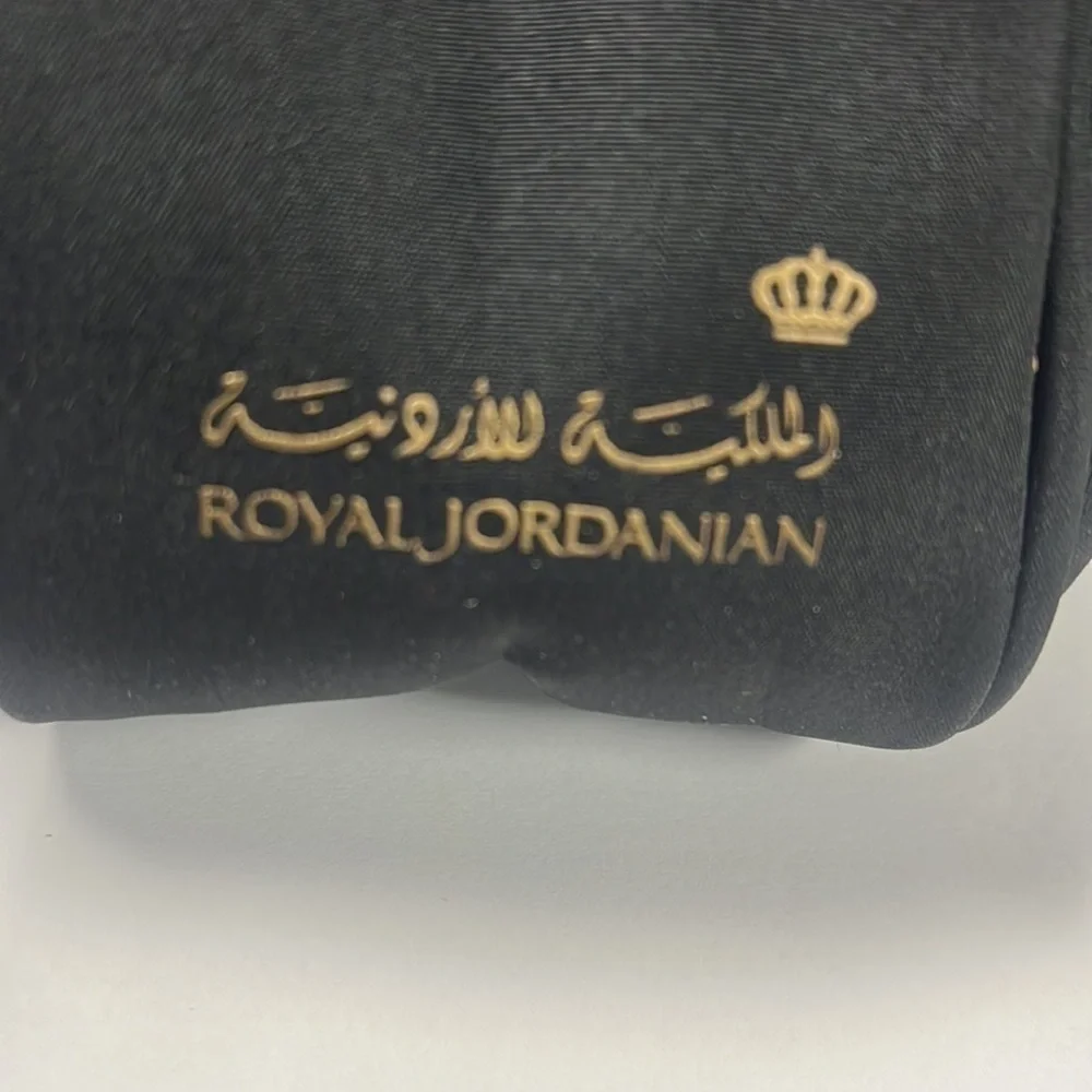 Salvatore Ferragamo Black Cosmetics Clutch Pouch